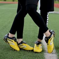 Zapatos De Fútbol Para Hombres Nuevos De Cuero Alto Top Training Cleats Deportivas Respirables Talla True Flywire PU Para Principiantes Outdoor Lawn - details 9