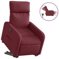 vidaXL Sillón eléctrico reclinable elevable de tela Gris claro, Gris oscuro, Negro Sillon Dormitorio Sillon Comodos Silla Relax Sillón Sofá - details 7