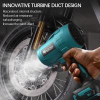 Electric Goddess 2000W 160M/S Ventilador Turbo Sin Cable Para Makita 18V Batería Herramienta De Pulverización De Polvo Potente Para Hogar Y DIY - details 7