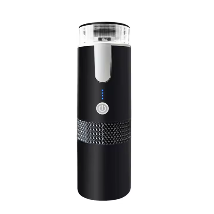 Cafetera Eléctrica inalambra para Exterior, máquina de café de 1200MAh recargable por USB, portátil, totalmente automática, para viaje en coche y Hogar - 1