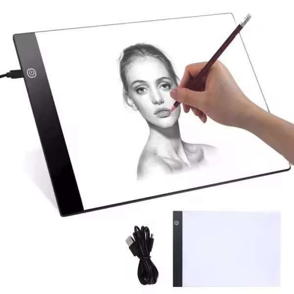 A4 LED tablero de dibujo-mesa de luz/tablero de luz-blanco portátil - 1