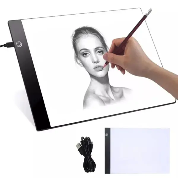 A4 LED tablero de dibujo-mesa de luz/tablero de luz-blanco portátil - 1