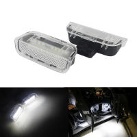 ANGRONG 2X Luz De Pie LED Para Puerta Lateral De VW Touareg Tiguan Golf Passat CC Jetta Instalación Fácil Color Blanco 12V - details 0