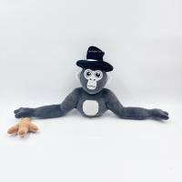 Juguete De Peluche Gorila Polychrome Gorilla Tag Monke Muñeco De Peluche Suave Para Decoración Del Sofa Dibujos Animados Regalos Creativos Para Niños - details 4