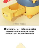 Asiento De Instrucción Para Niños Y Niñas Con Diseño De Pato Seguro Y Portátil Para Bebés De 1 a 6 Años Asiento De Inodoro Entrenador Unisex Material Plástico - details 3