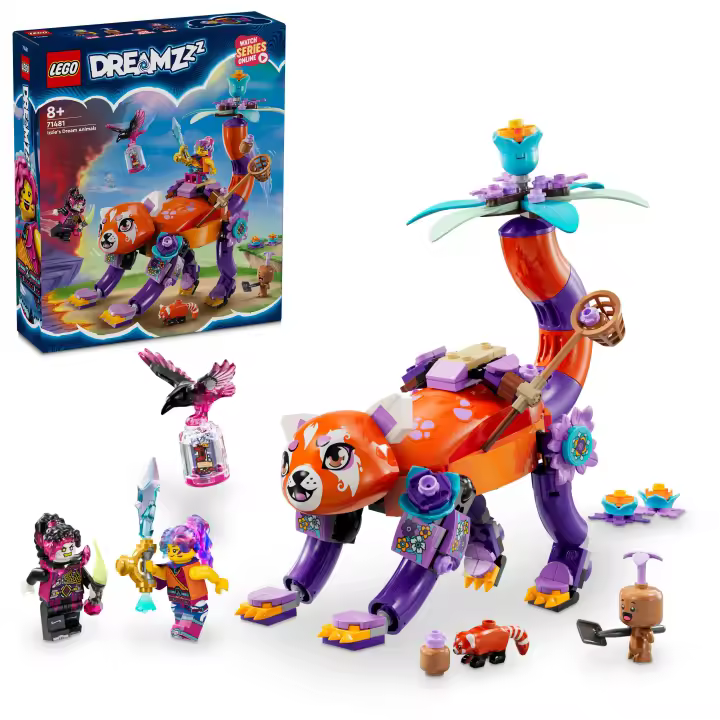 LEGO 71481 DREAMZzz Animales de los Sueños de Izzie Juguete con minifiguras y figuras de animales - 1