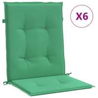 vidaXL Cojín silla jardín respaldo bajo 6 uds tela Oxford Color Antracita,  Gris,  Crema y mas Cojín Decorativo de Asiento Cojines de muebles de salon - details 6