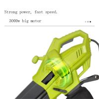 Limpiador de soplado eléctrico 3 en 1, máquina de recolección de polvo y soplado de hojas de jardín, 3000W, novedad - details 5
