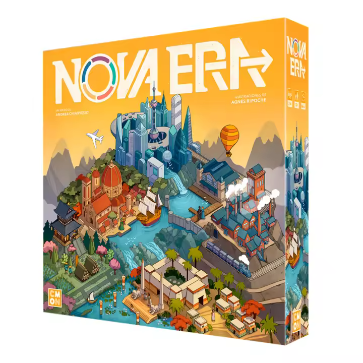 JUEGO DE MESA NOVA ERA - Nuevo a estrenar - Asmodee - Juego de Tablero - PREVENTA - Lanzamiento 28/03/25 - 1