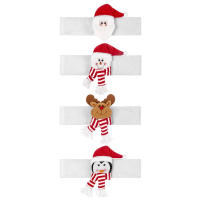 Gancho De Cortina Navideño Con Santa Y Payaso Decoración De Ventana Fijador Rápido Para Cortinas Adornos De Navidad - details 12