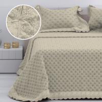Colcha Bouti Entretiempo Primavera HMS Victoria 200 X 270 - Cama 105 | Blanca, Coral, Gris, Beige, Aguamarina - details 1