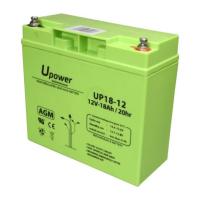 Batería U-Power AGM 12V 18Ah para Sistemas de Seguridad, Eléctricos, Silla Ruedas, Carro Golf - details 0