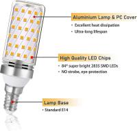 E14 16W nivel El Blanco bombilla Caliente 3000K 1600lm, E14 100W 120W lámpara halógena equivalente, AC 230V, no-dimmable, 4PCS/YY - details 1