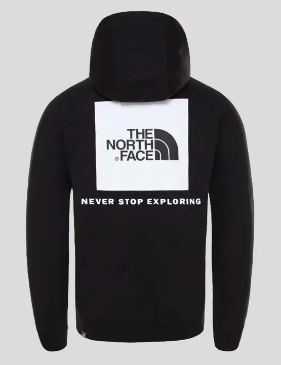 SUDADERA THE NORTH FACE RAGLAN RED BOX NEGRA - 1