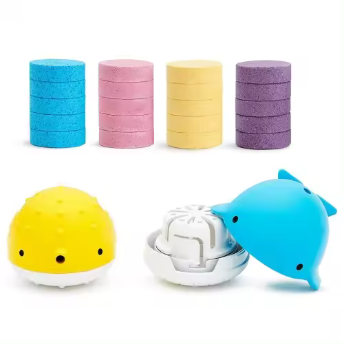 Juguete dispensador Color Buddies con 20 bombas de baño de Munchkin - 1