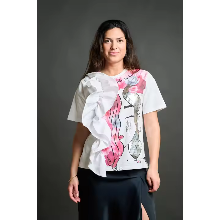 Anabel lee Marcas Mujer Ropa Camisetas y tops  Top volante -Anabel Lee- Recuerda - 1