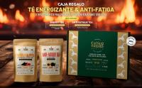 Caja de Tes e Infusiones CAMINO DE CABRAS® - Energía, Anti Fatiga - Cansancio Mujer & Hombre - Té Verde, Maca, Matcha, Espirulina, Guaraná – Pack de Te para Regalar 2 x 100g - details 0