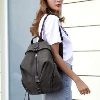 Mochila Bolso Casual Lona para Señora Viaje Gran Capacidad Informal Bolsa Mochila Mujer para Vacaciones Camping Viajes Senderismo - details 1