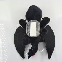 Muñeco De Peluche Dragón Dientes Animal De Peluche Negro Decoración Para Coche Y Casco Juguetes Para Niños Regalo Lindo Y Cartoon - details 0