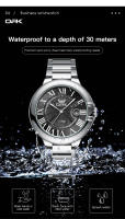 Reloj De Pareja Elegante OPK 6039 Movimiento De Cuarzo De Alta Calidad Material De Acero Inoxidable Resistente Al Agua Con Lujo Dial Romano - details 4