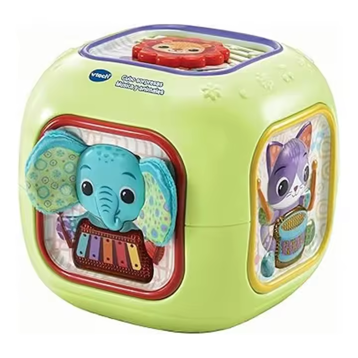 VTech - cubo sorpresas música y animales juguete 80-574122 - 1