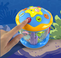 Proyector De Oceano Juguetes Luminosos Con Música Para Bebés De 12-18 Meses Y Niños De 6 a 12 Meses Aprendizaje Al Escalar Tiempo De Prone - details 4