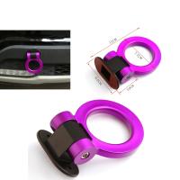 Adornos De Gancho De Remolque Para Coche Simulación De Anillo De Carreras Decoración De Estilo De Automóvil Anterior Y Posterior JDM RACING ABS Plástico Rojo Azul Morado Oro Negro Y Plateado - details 17