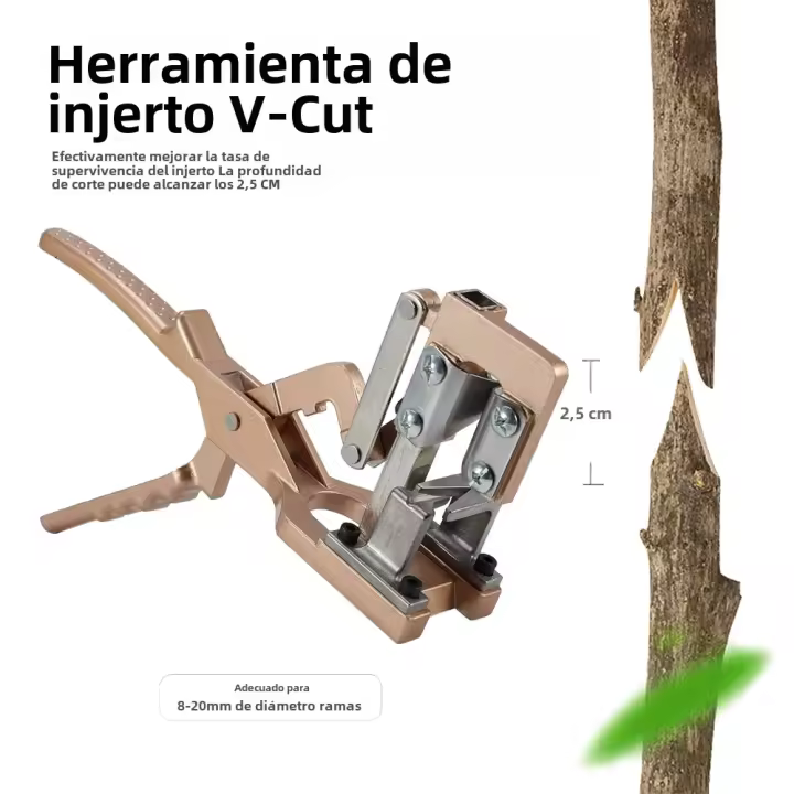 Tijeras De Poda De Jardín V-corte Herramienta De Corte Para Enraizamiento De Frutas Y Árboles Metal Universal Cutters - 1