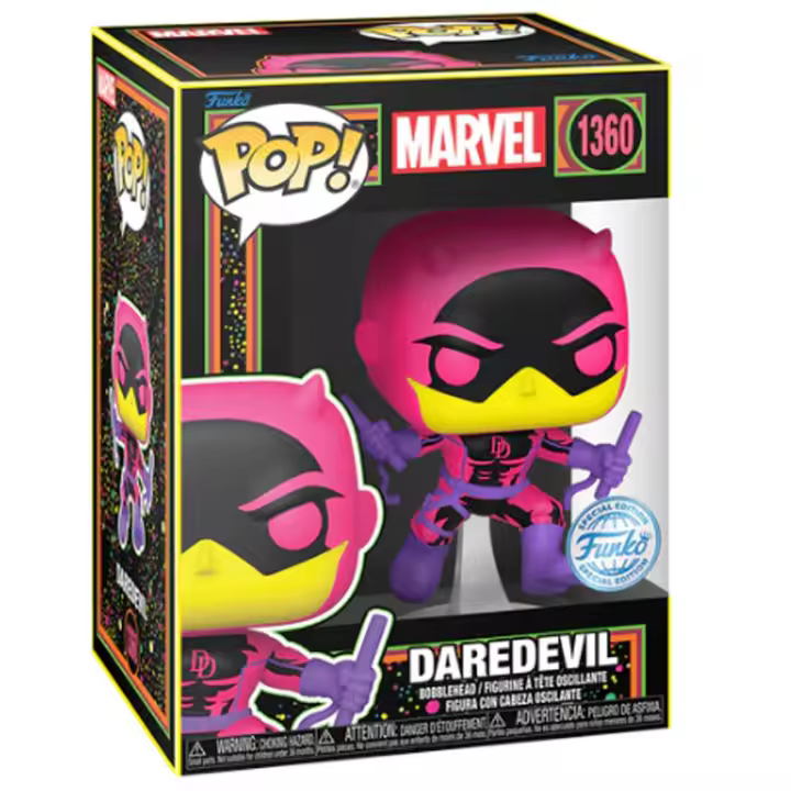 Figura Pop Marvel Daredevil Exclusive-Figura de Vinilo Coleccionable - Idea de Regalo- Mercancia Oficial - Juguetes para Niños y Adultos - Movies Fans - Muñeco para Coleccionistas y Exposición - 1