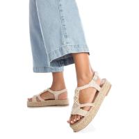 Sandalias plataforma mujer XTI 142840 05 SANDALIA PLATAFORMA MACRAME HIELO 35735 25V - details 1