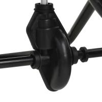 vidaXL Carrito de mano esparcidor de sal PVC y acero 92x46x70 cm 15 L - details 5