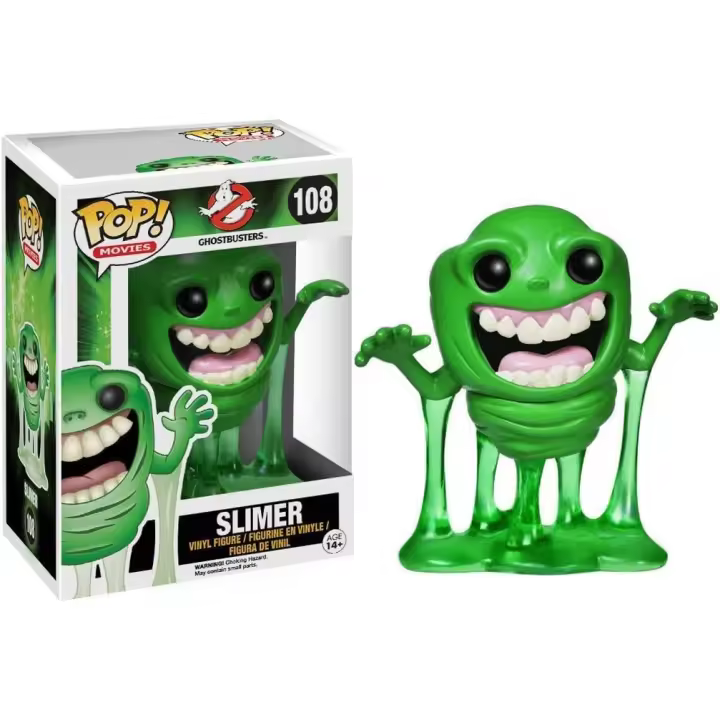 Funko Moquete Slimer 108 Cazafantasmas Ghostbusters Pop Vinyl fantasma verde Slimmer - 1