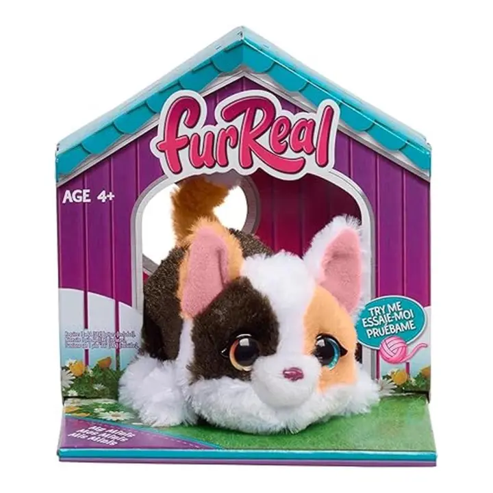 Just Play Pequeña Gatita Peluche Interactiva furReal My Minis con Movimiento 28062 - 1