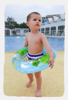 Anillo de Nación Redondo para niños, Nuevo Anillo inflable de PVC with shape de Sirena para axilas, Anillo flotante de celebriad, Doble Bolsa de Aire - details 10