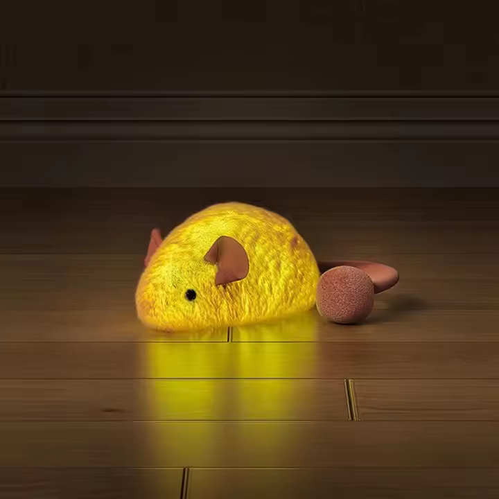 Nuevos Juguetes Interactivos Para Gatos Ratones De Peluche Luminosos Juego Para Gatos Jóvenes Y Adultos Reducción De Boredom - 1