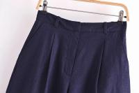 Traza Ropa Casual Mujer Conjunto De Verano Vintage 2 Piezas Chaleco Con Botones Y Shorts De Cintura Alta Pierna Larga Sin Mangas V-Neck - details 15