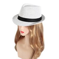 Sombrero De Sol Unisex Estilo Británico Para Exteriores Sombrilla De Playa De Paja Protección Solar Amplia Para Hombres Y Mujeres Verano - details 6