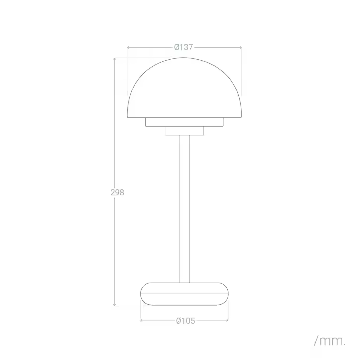 Ledkia Lámpara de Mesa LED Portátil Exterior con Batería USB Recargable Katuma Blanco - 1