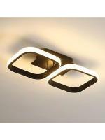 Luz De Techo LED Moderna En Forma Redonda Y Cuadrada Para Pasillo Dormitorio Vestíbulo Sala De Estar Restaurante Escalera Iluminación Luminarias - details 1
