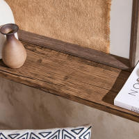 SoBuy Mesa de Entrada Recibidor Mesa de Consola MDF y Hierro 120 x 80 x 20 cm FSB19-XL-N ES - details 1