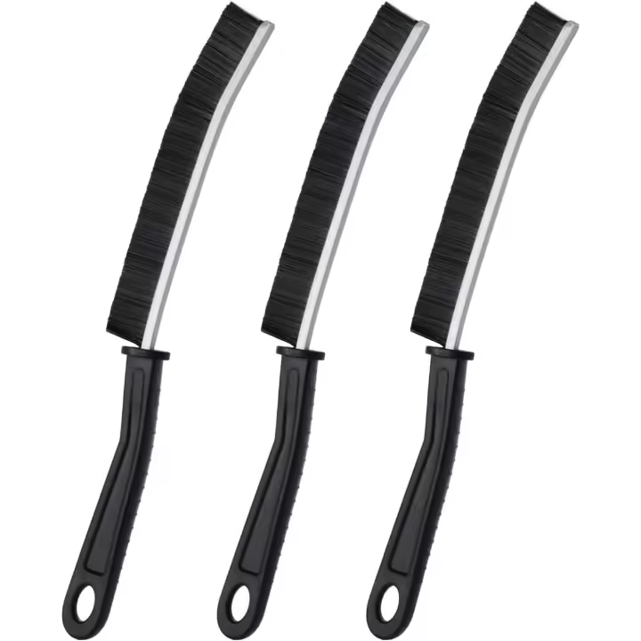 Crevice Cleaning Brush,3 PCS Bathroom, Toilet, Kitchen, Window Door Groove and Crevice Deep Cleaner Brush,Multifunctional Gap Cleaning Tool - 1