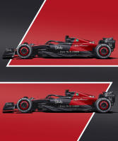 Modelo De Coche De Aleación Bburago 1:43 Alfa Romeo F1 Team Stake 2023 C43 24# Zhou Guanyu 77# Valtteri Bottas Serie De Juguetes Colección Regalo - details 7
