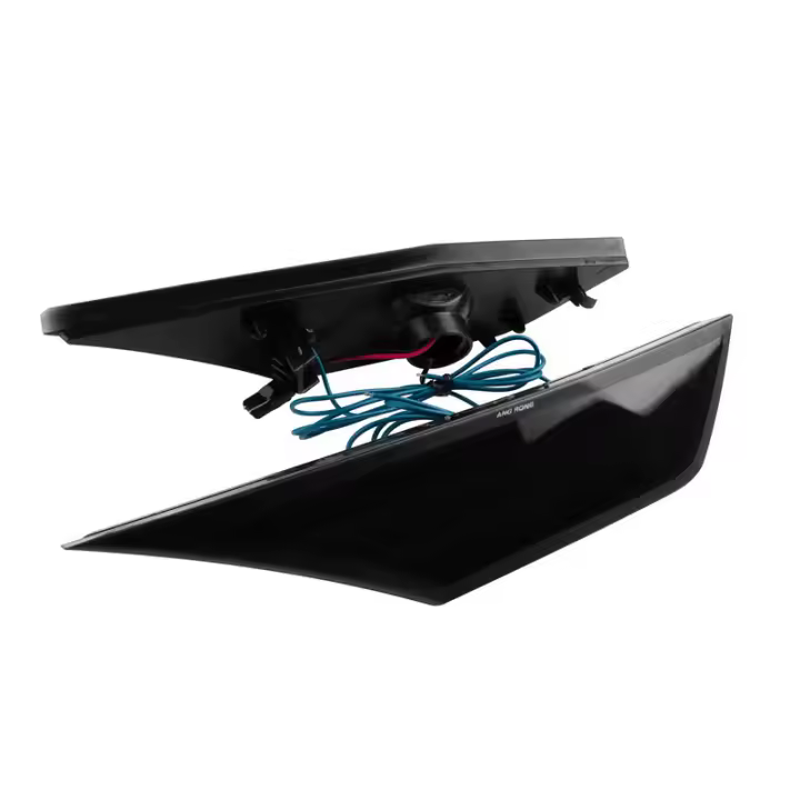 Luces Laterales LED Amarillas Y Blancas Para Honda Civic 2016-2020 Lente Negra Fumada Indicador De Lateral Repetidor De Luz - 1