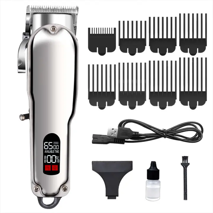 Hair Cutting Kit Pro Hair Clippers for Men Professional Barber Clippers  Cordless Beard Trimmer - 1