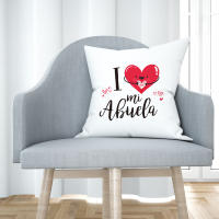 COJÍN I LOVE ABUELA con Relleno Incluido DÍA del Padre, DÍA DE LA Madre, Cumpleaños, Aniversario, Comunión, Navidad, San Valentín - Regalos Originales - details 0