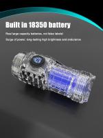 Linterna LED De Alta Potencia Recargable Con Clip Para Bolígrafo Y Batería Integrada Para Camping Emergencias Y Uso Exterior - details 7