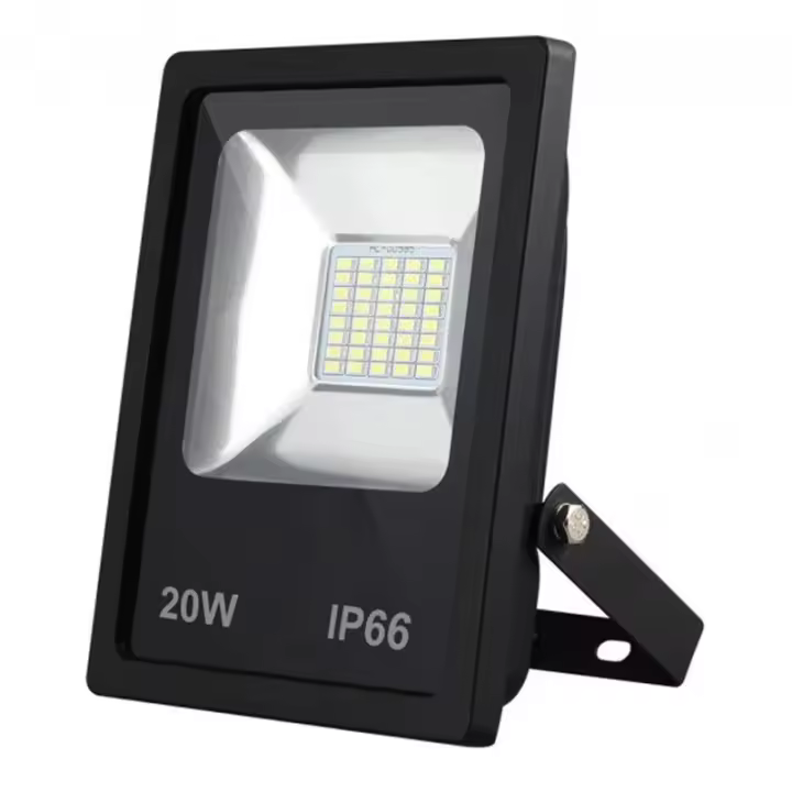 FABRILAMP Proyector Led Smd Dacita 20w 6500k Negro 1800lm 120º Ip66 18,5x15,5x4,5 Cm - Alta Potencia - 1