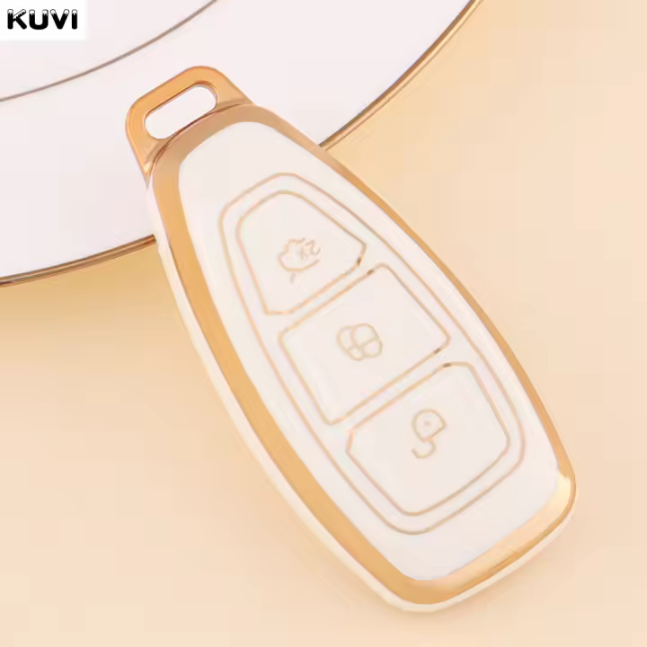 Nueva Funda De Llave De Coche TPU Para Ford Focus 3 4 ST Mondeo MK3 MK4 Fiesta Fusion Kuga 2013-2018 Cubierta Protectora Para Llaves De Automóvil - 1