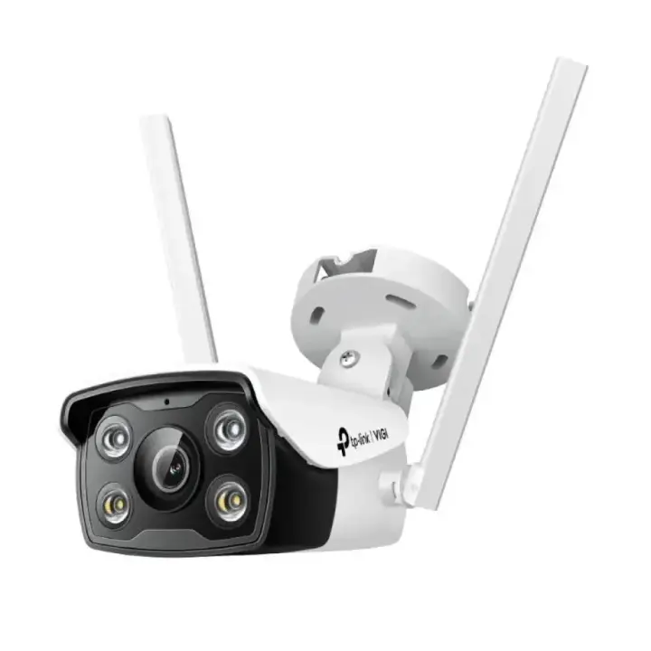 TP-Link - Cámara de seguridad IP Vigi C340-W para exteriores, resolución 2K (2560 x 1440 px), visión nocturna a color hasta 30 m, montaje en pared o techo - 1