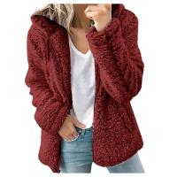 Nueva Chaqueta De Mujer Con Capucha Y Cremallera Abrigo Grueso Y Cálido De Fieltro Sólido Largo Y Suelto Para Invierno Moda Femenina Con Bolsillos Y Cierre De Cremallera - details 18